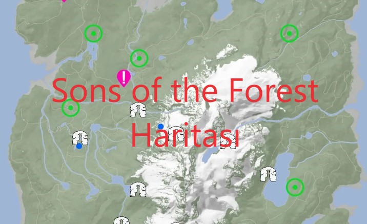 Sons of the Forest Mapi Forest 2 Haritası