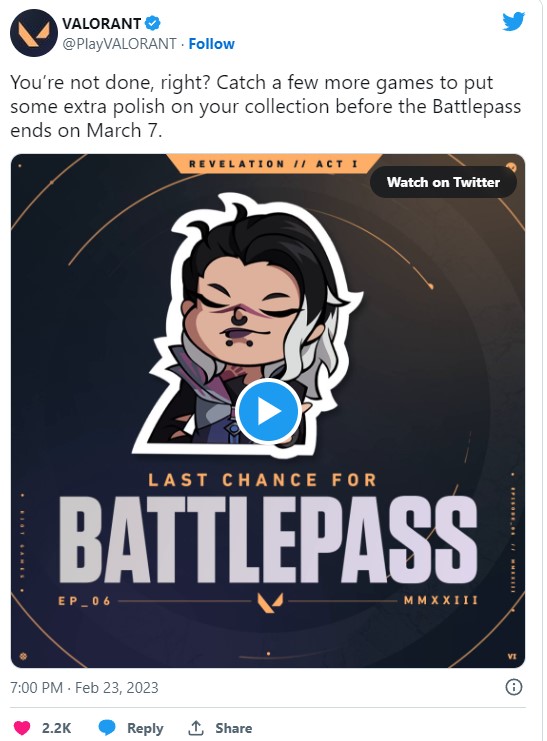 Valorant Savaş Bileti Ne Zaman Bitiyor? Saat Kaçta Battle Pass