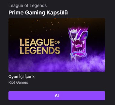 LoL Prime Gaming Kapsülü Ne Zaman Gelecek? Yenilenme 2024