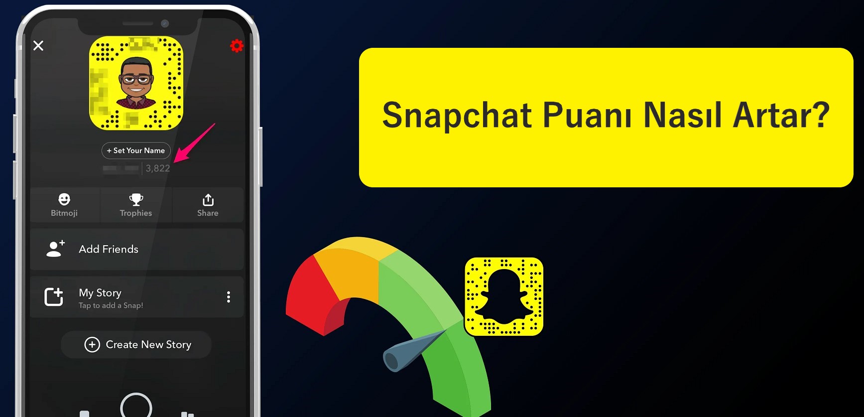 Snapchat Puanı Nasıl Artar?