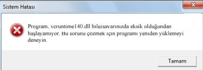 vcruntime140_1.dll Hatası Nasıl Çözülür? DLL Bulunamadı 2024