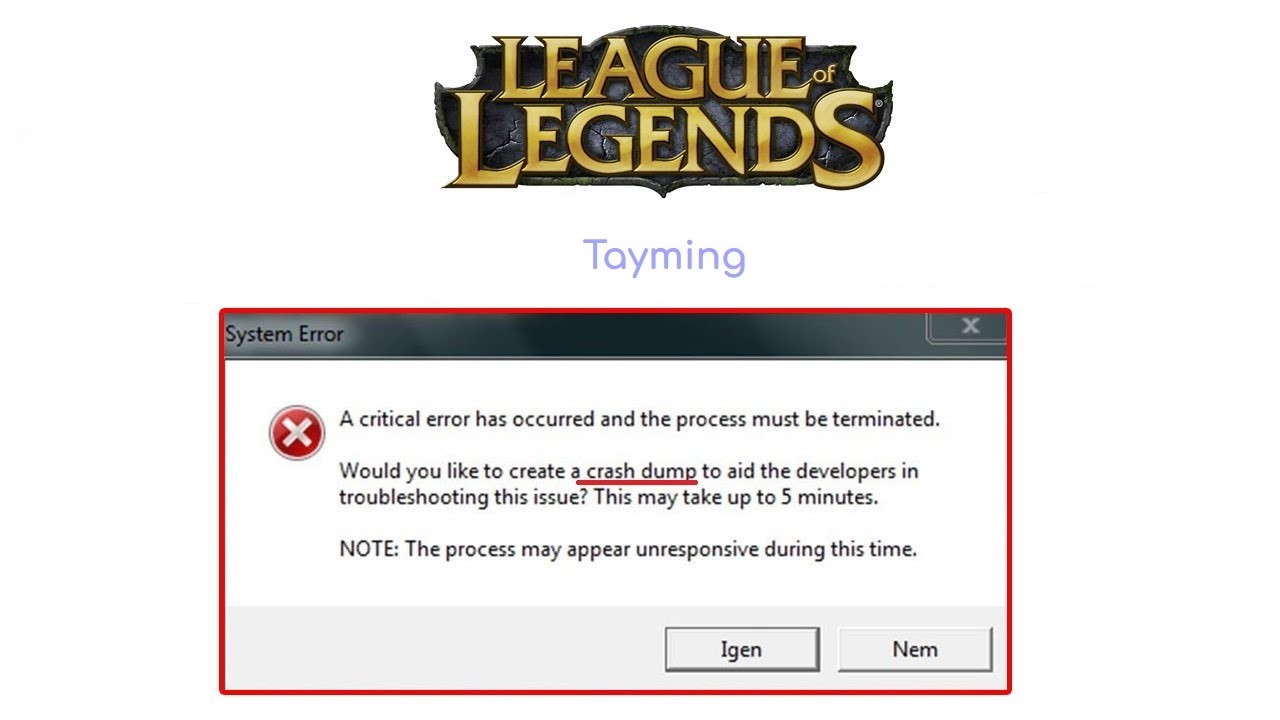 LoL Critical Error Hatası Nasıl Çözülür?